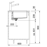 Franke MRX 110-55 Maris 不銹鋼單槽水槽 (瑞士製造)